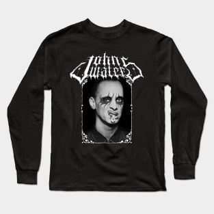 John Waters Metal Portrait Long Sleeve T-Shirt